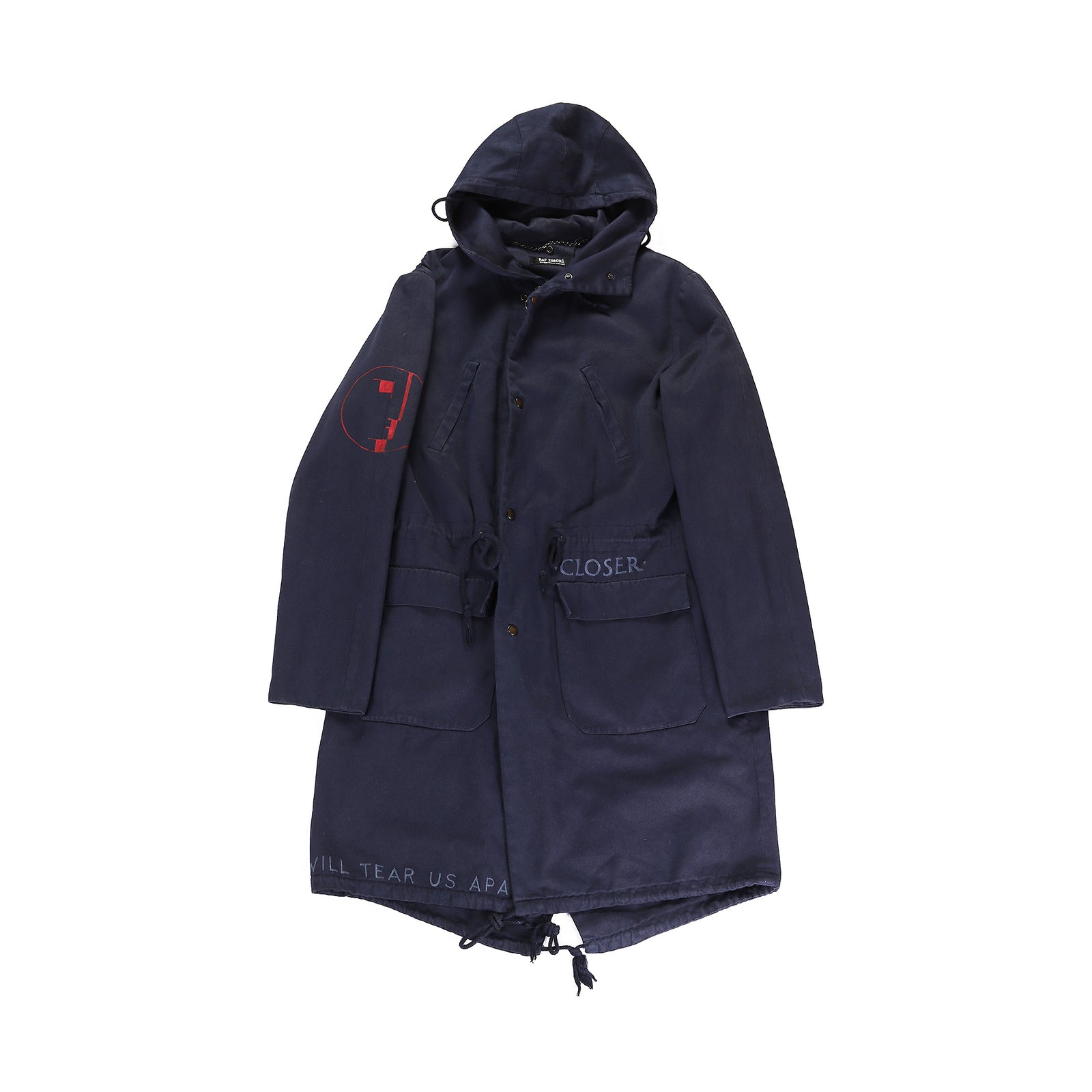 Raf Simons AW2003 Closer Technique Peter Saville Parka