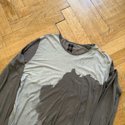 Rick Owens Dark Dust Bleached Longsleeve T-Shirt