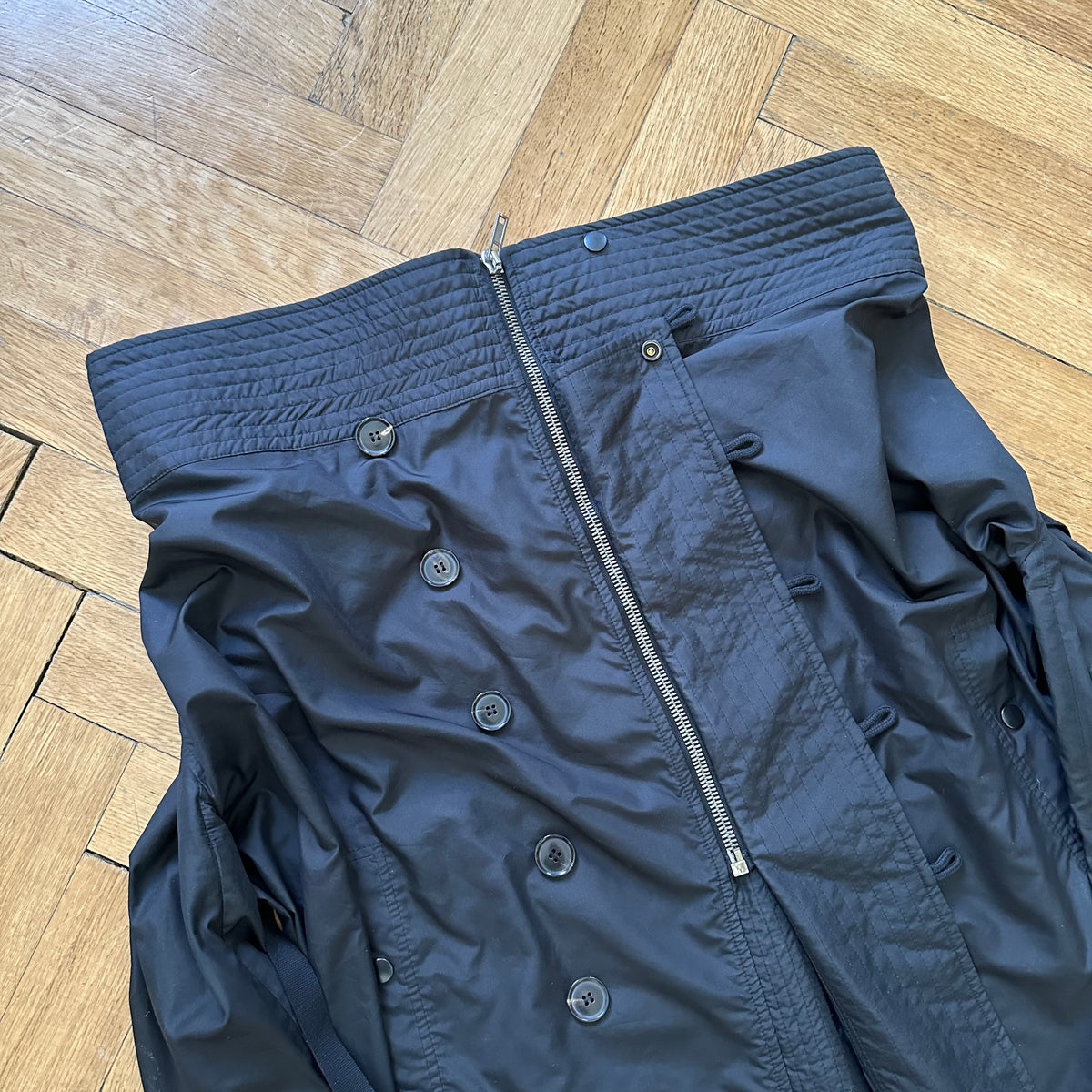 Rick Owens SS09 Abstract Leather Nylon Bondage Exploder Bomber