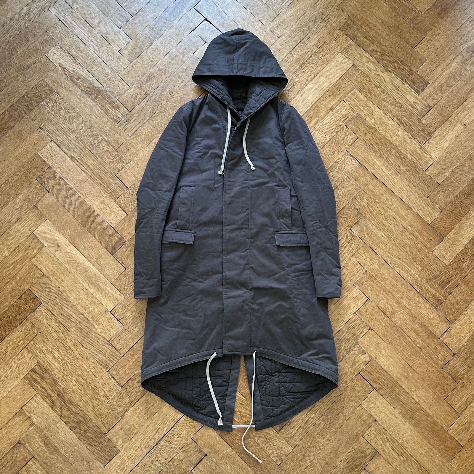 Rick Owens DRKSHDW AW17 Padded Fishtail Parka