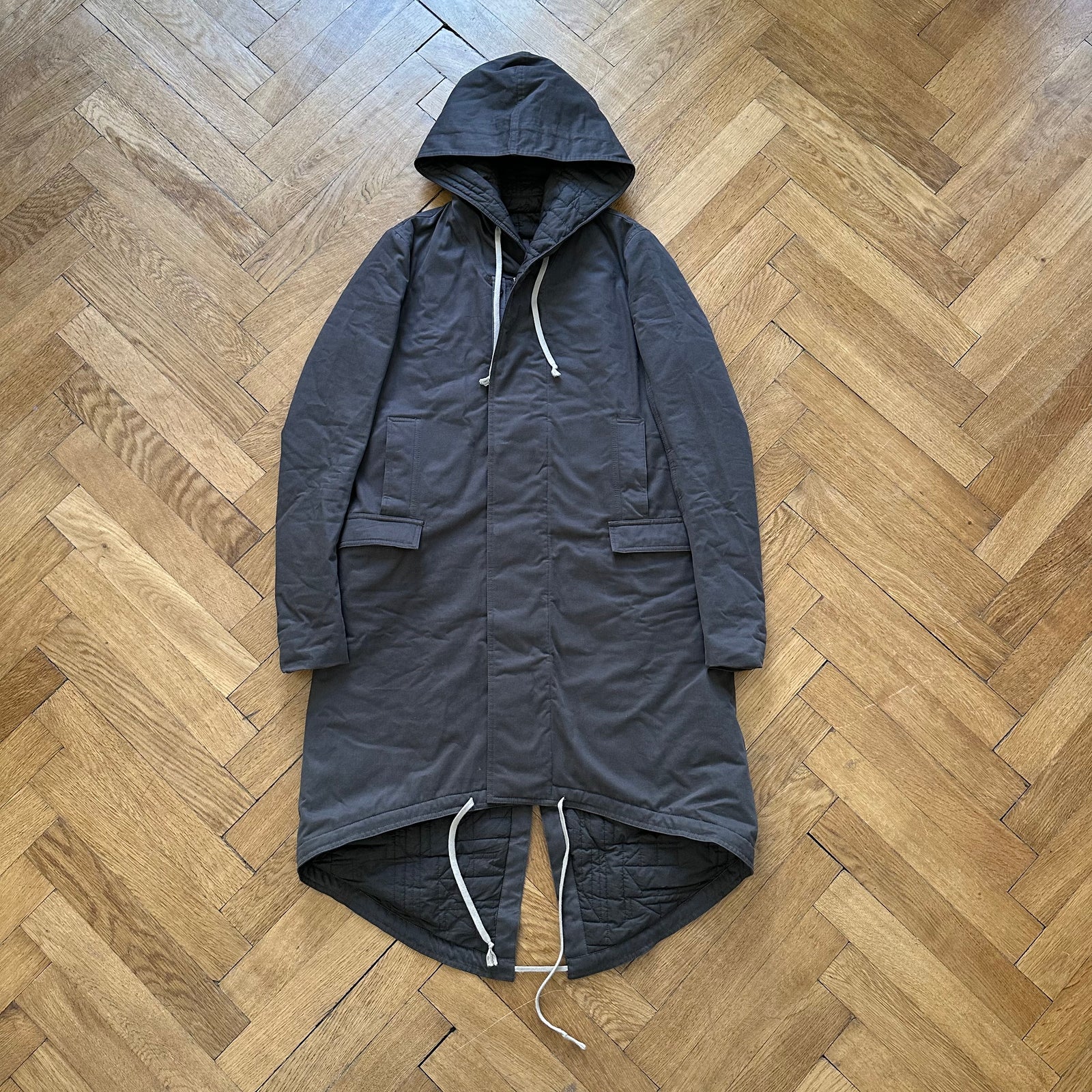 Rick Owens DRKSHDW AW17 Padded Fishtail Parka