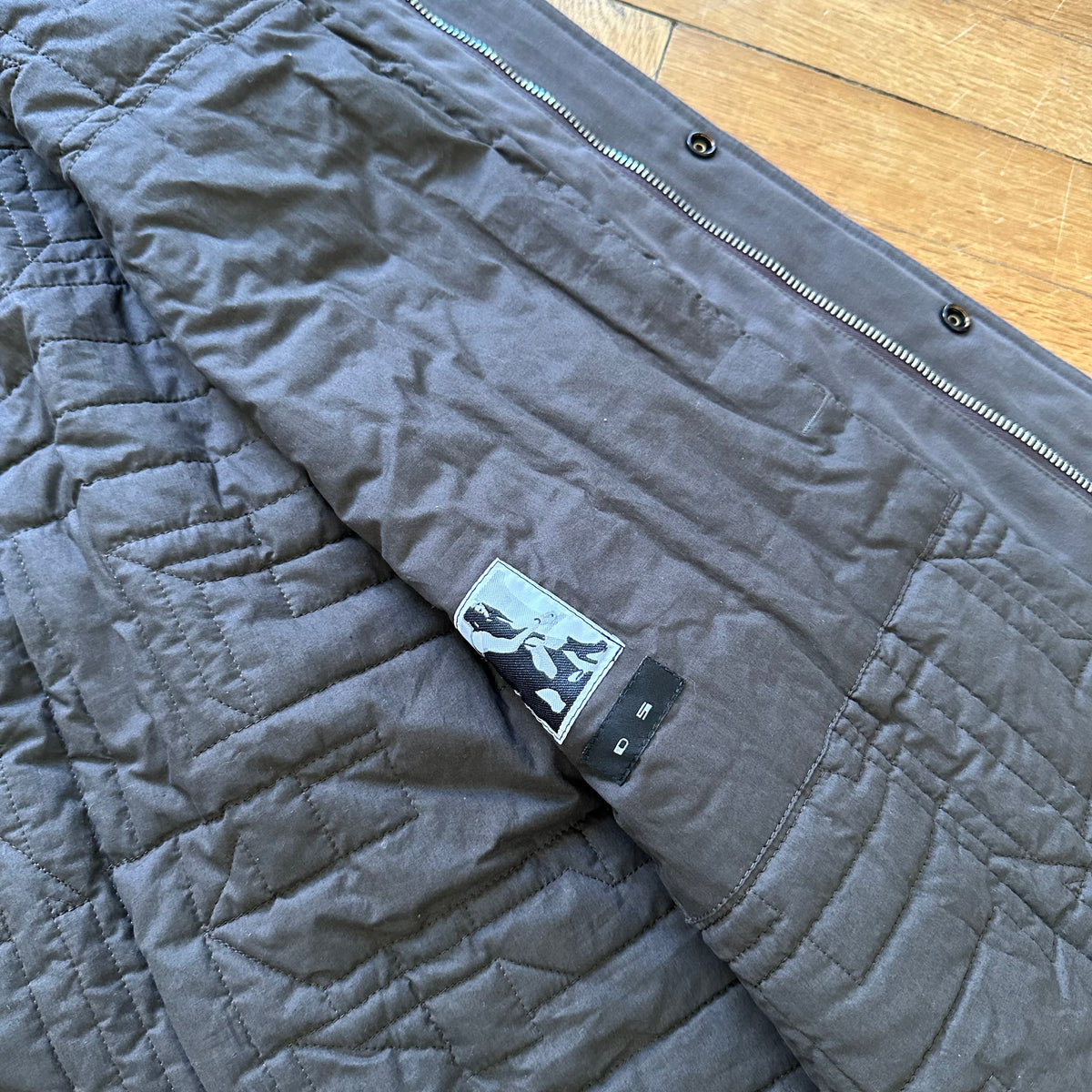Rick Owens DRKSHDW AW17 Padded Fishtail Parka