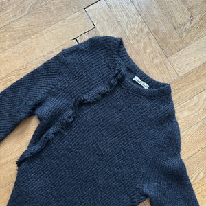 Comme Des Garcons 90s Asymetrical Raw Wool Dress