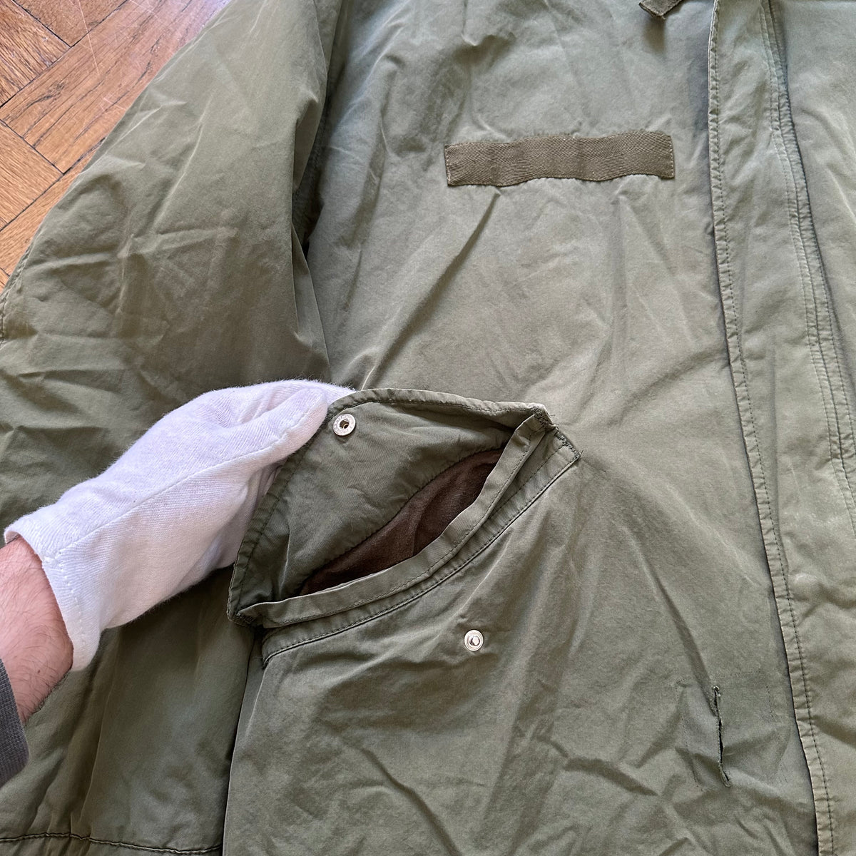 Helmut Lang AW03 Military Fishtail Parka