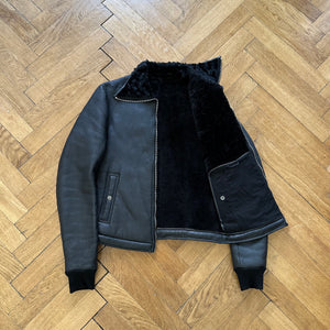 Rick Owens FW13 Shearling Intarsia Jacket