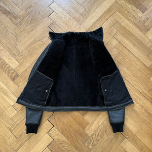 Rick Owens FW13 Shearling Intarsia Jacket