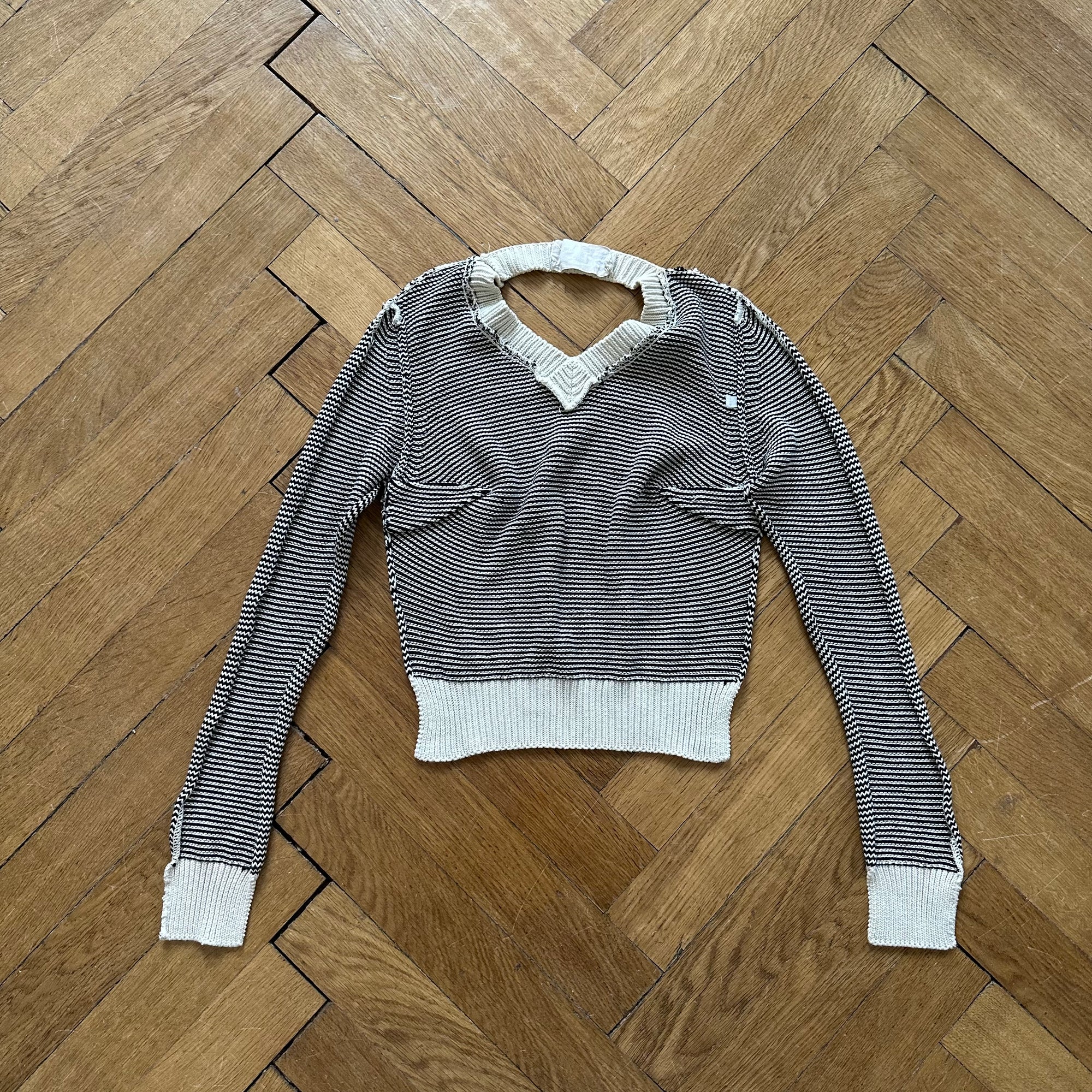 Maison Martin Margiela SS96 One Layer Front Wrap Knit Top