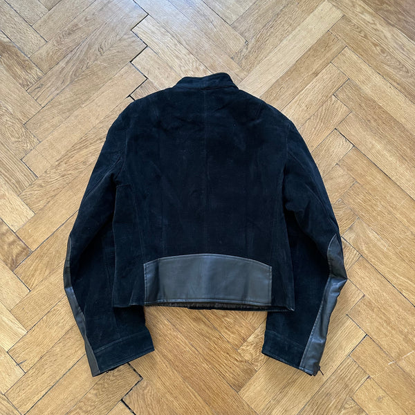 Dries van Noten 1990s Velvet Biker Jacket - Ākaibu Store