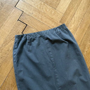 Maison Martin Margiela 90s Grey Backslit Skirt