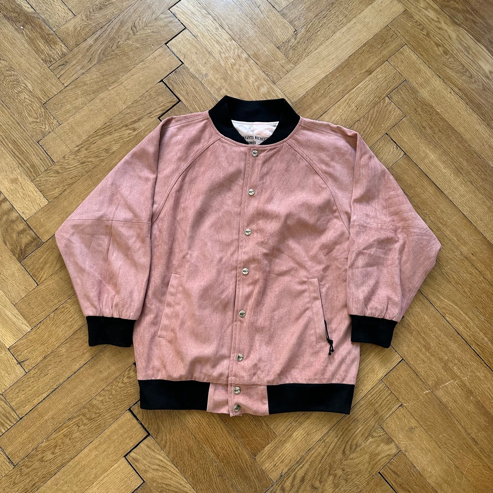 Enfants Riches Déprimés SS18 Nose Bleed Suede Bomber