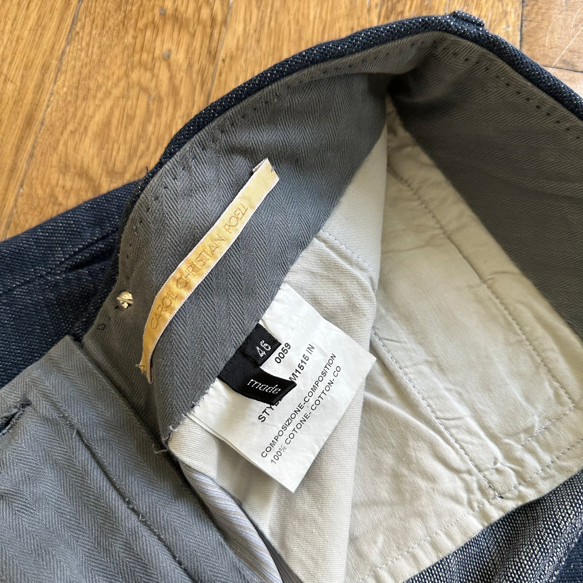 Carol Christian Poell FW01 Denim Pants
