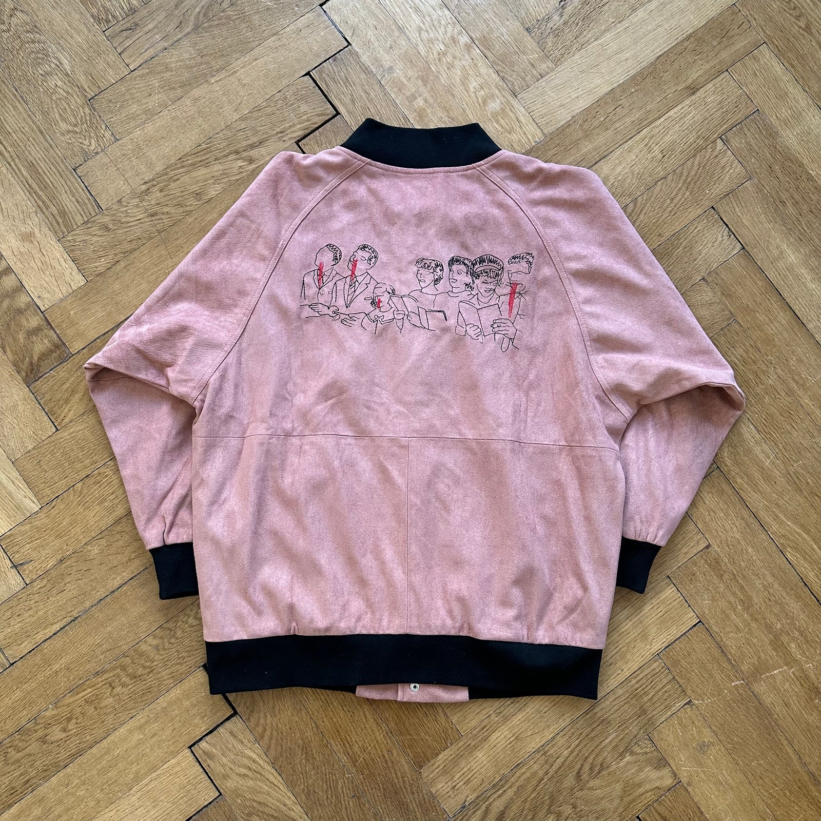 Enfants Riches Déprimés SS18 Nose Bleed Suede Bomber