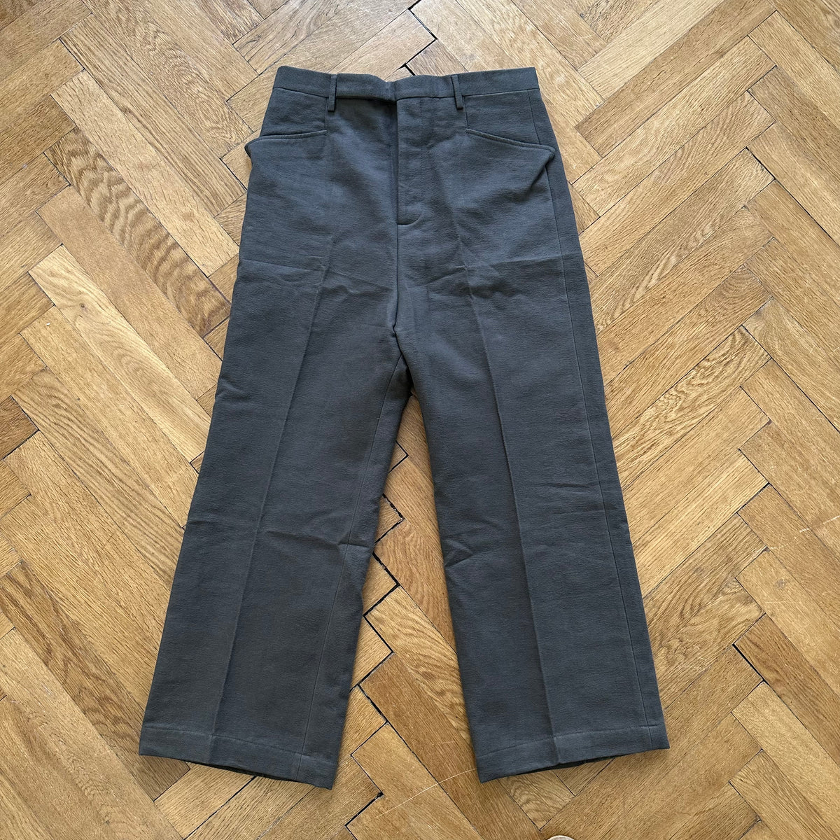 Rick Owens FW17 Oversized Cotton Silk Pants
