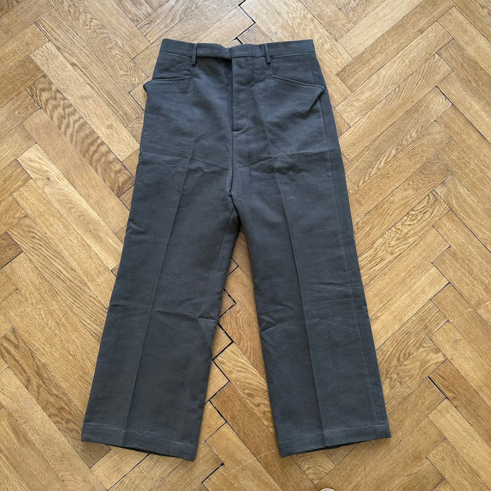 Rick Owens FW17 Oversized Cotton Silk Pants