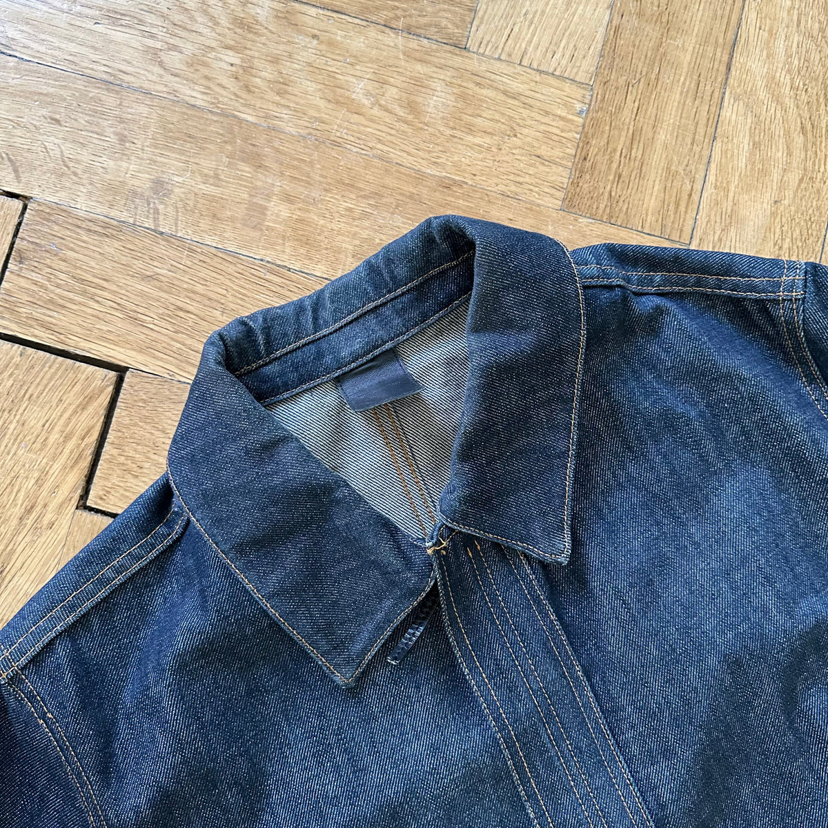 Dior Homme AW02 Raw Denim Biker Jacket