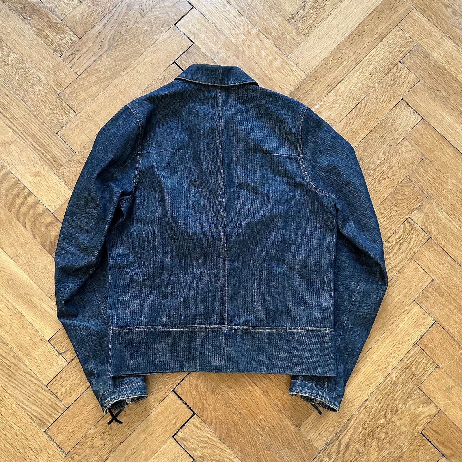 Dior Homme AW02 Raw Denim Biker Jacket