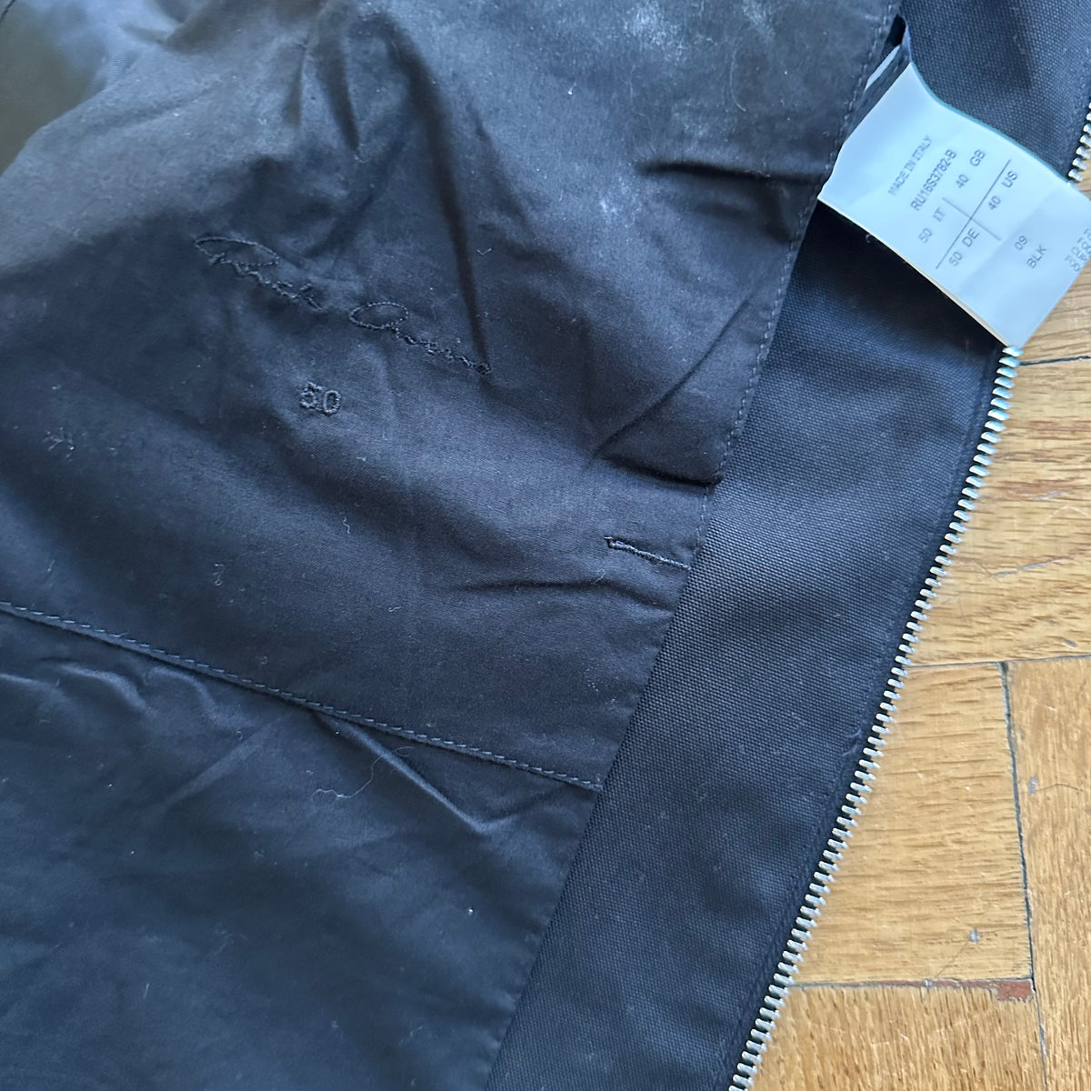 Rick Owens SS16 Multizip Blouson