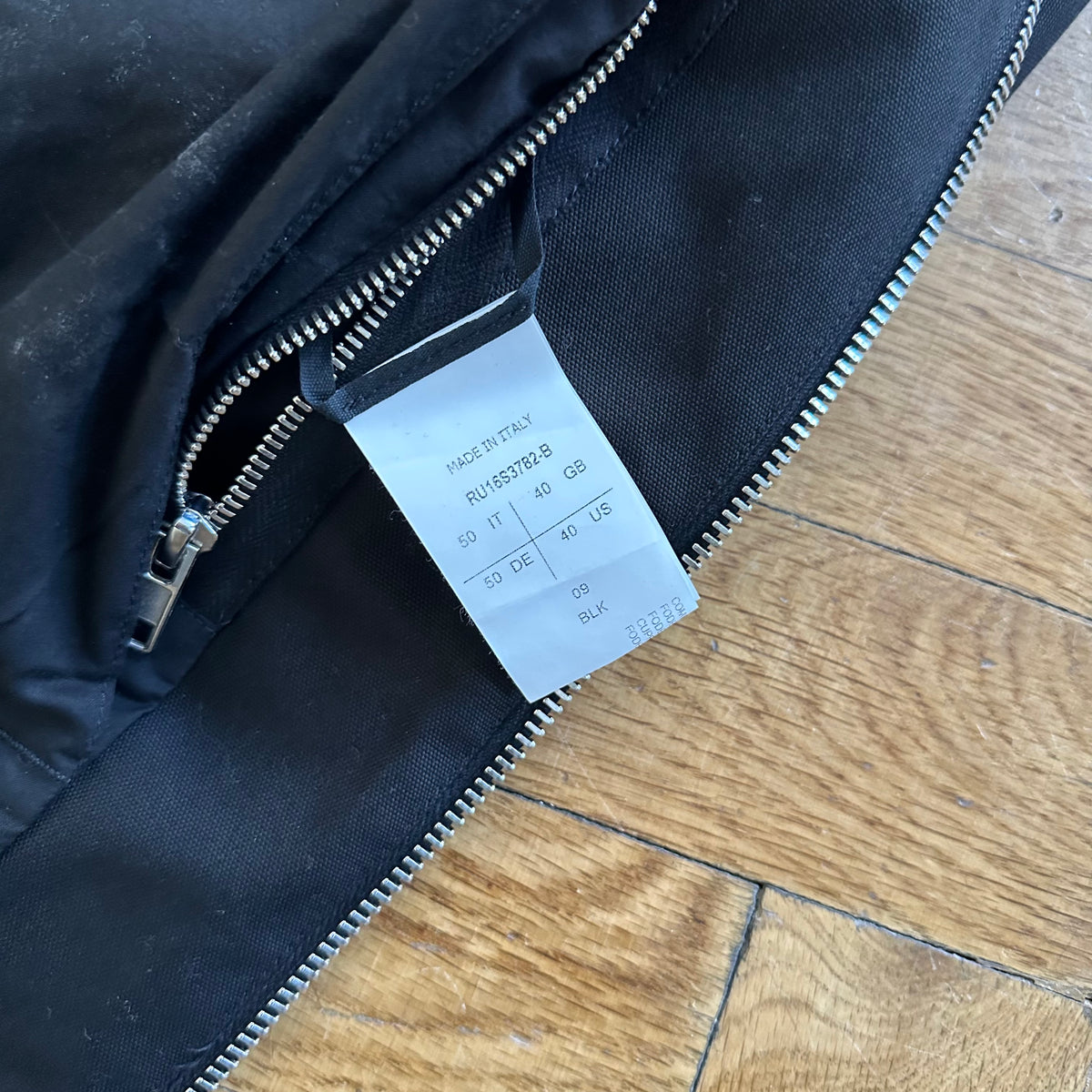Rick Owens SS16 Multizip Blouson
