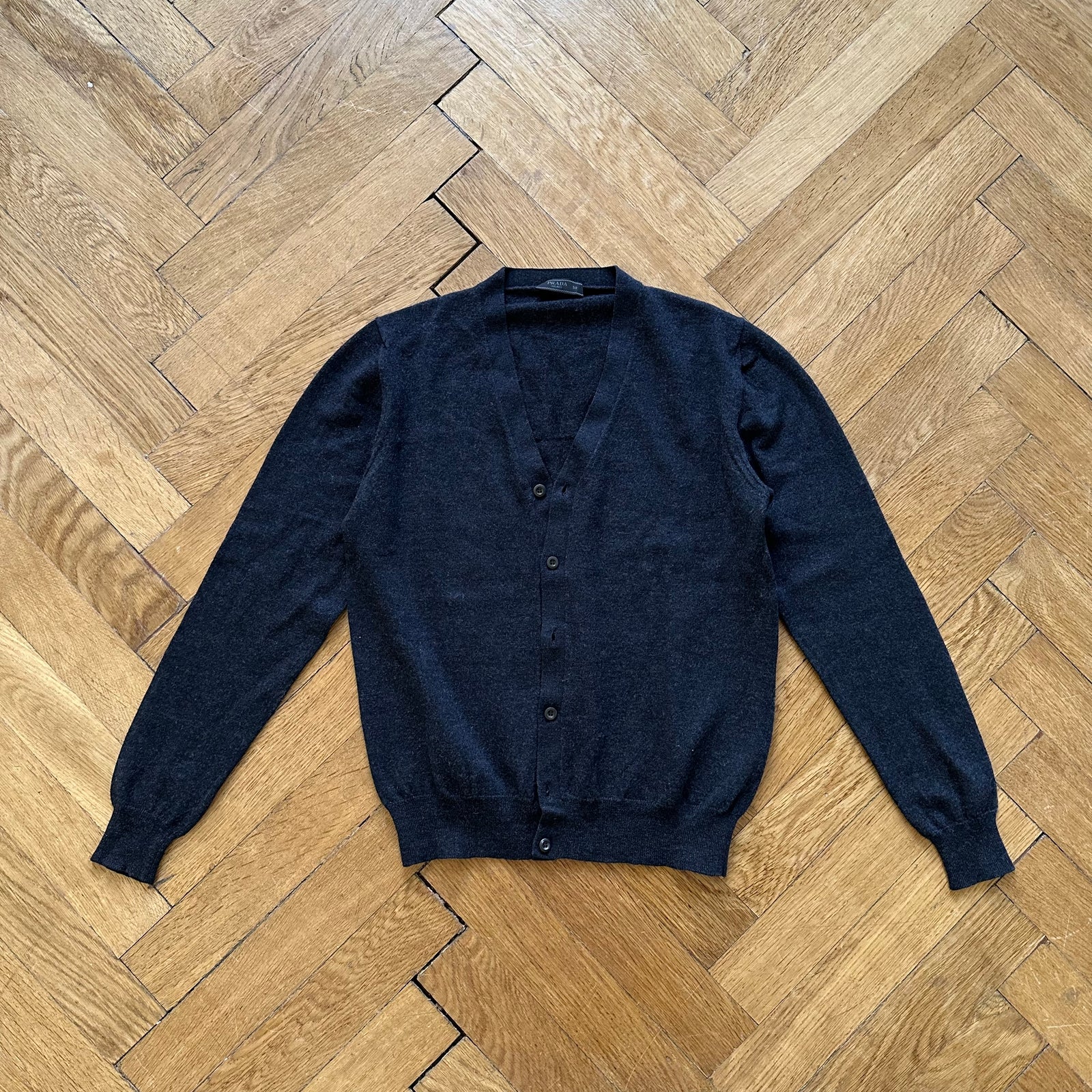 Prada Fine Wool Knit Cardigan