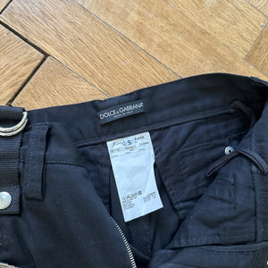 Dolce & Gabbana FW03 Black Bondage Pants