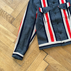 Junya Watanabe x Levi's Striped Denim Trucker Jacket