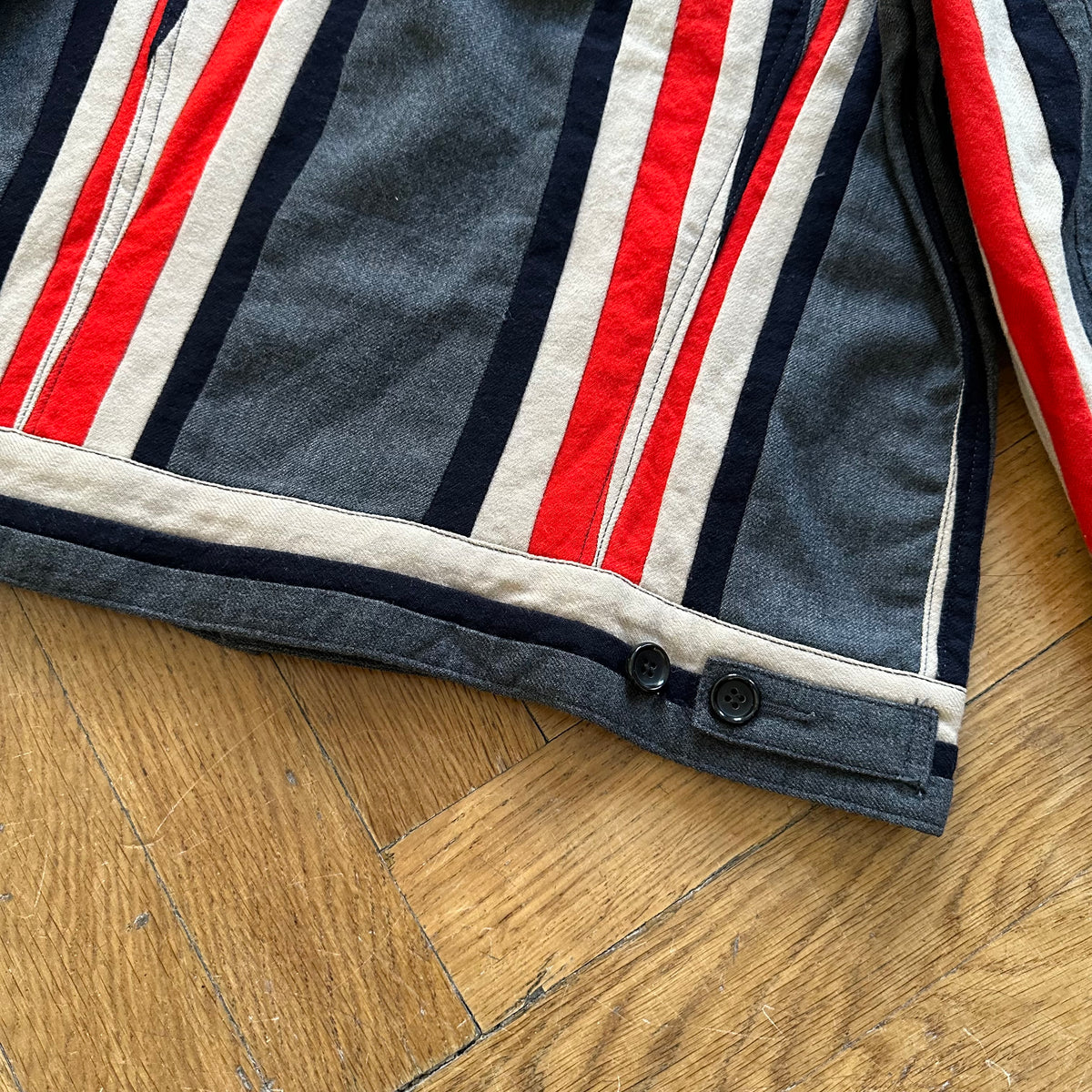 Junya Watanabe x Levi's Striped Denim Trucker Jacket