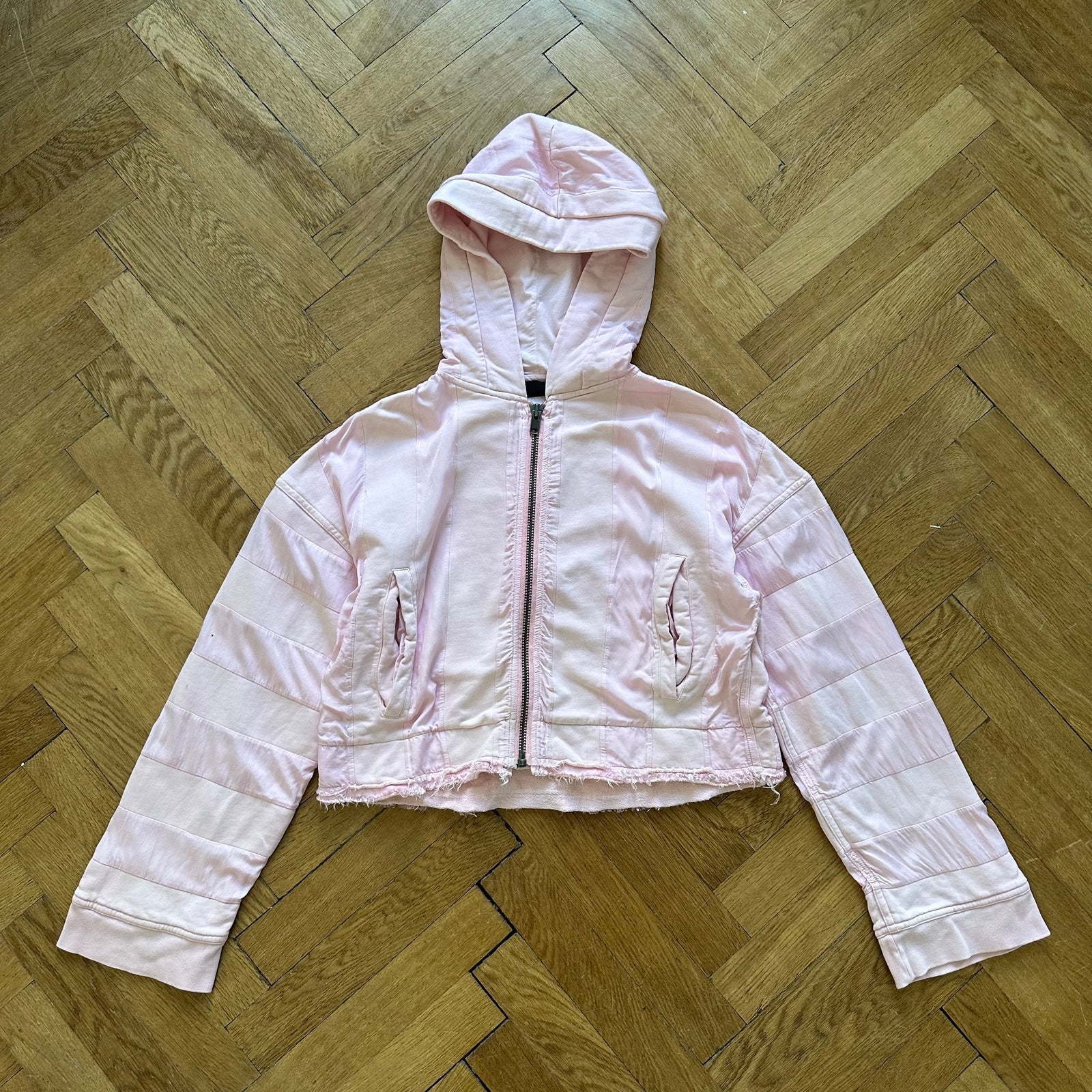 Haider Ackermman Oversized Pink Linen Blend Light Jacket