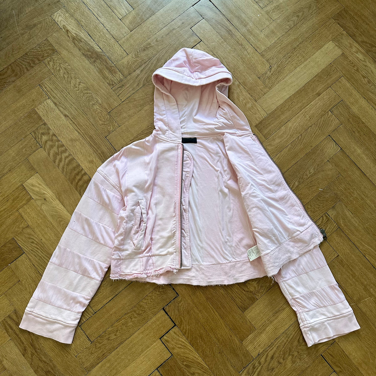 Haider Ackermman Oversized Pink Linen Blend Light Jacket