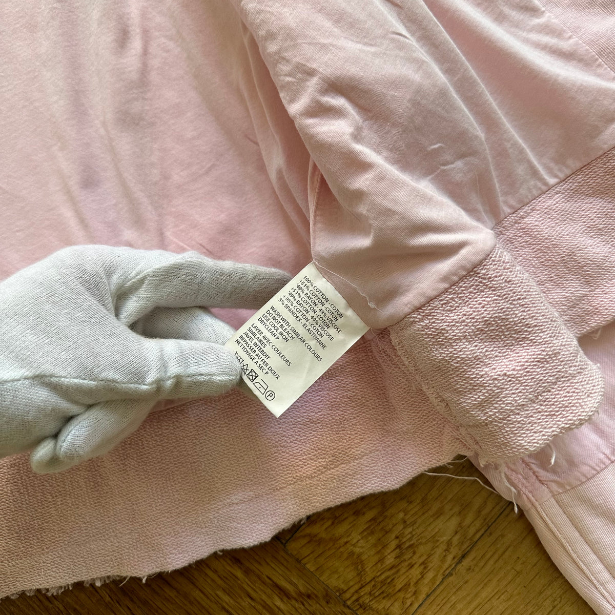Haider Ackermman Oversized Pink Linen Blend Light Jacket