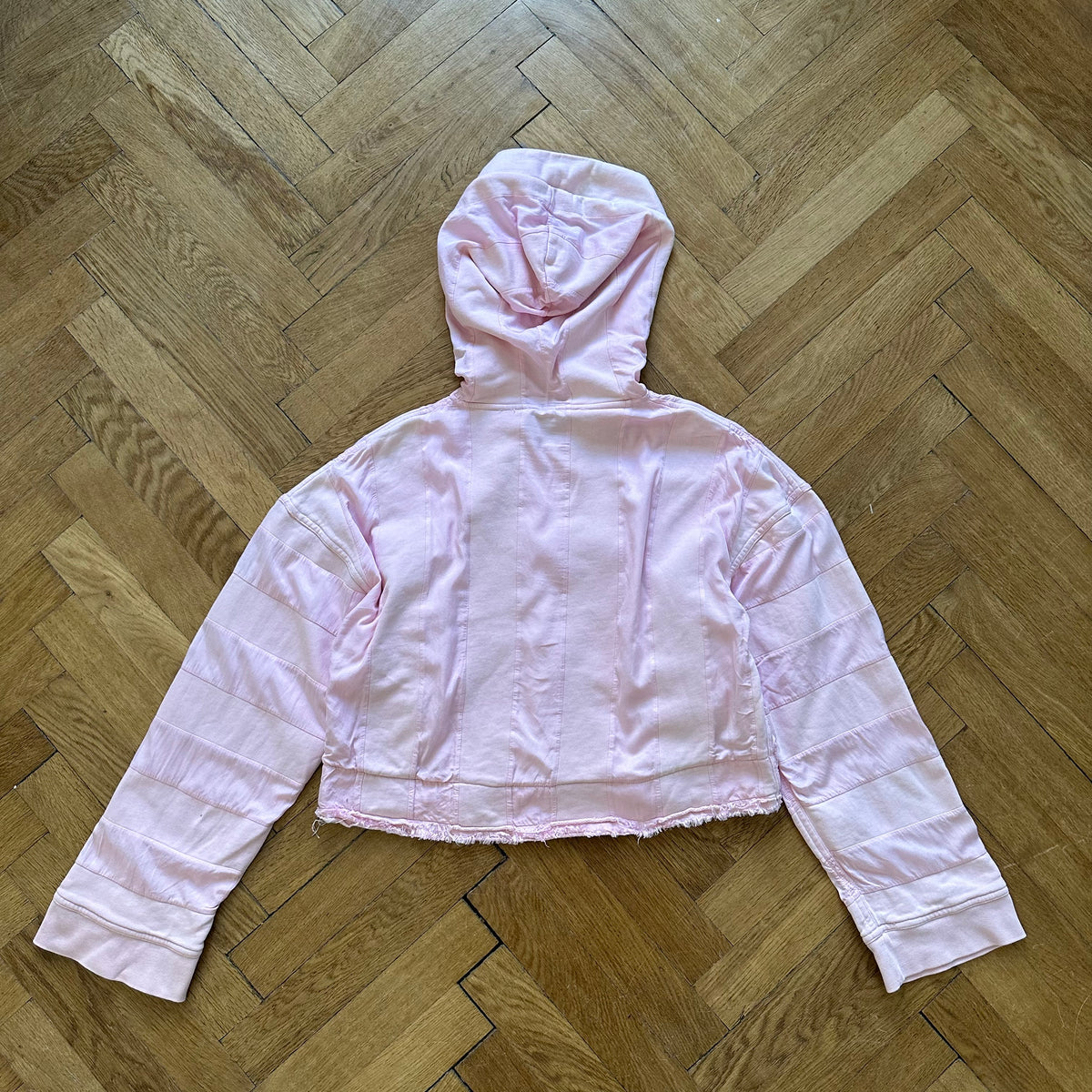 Haider Ackermman Oversized Pink Linen Blend Light Jacket