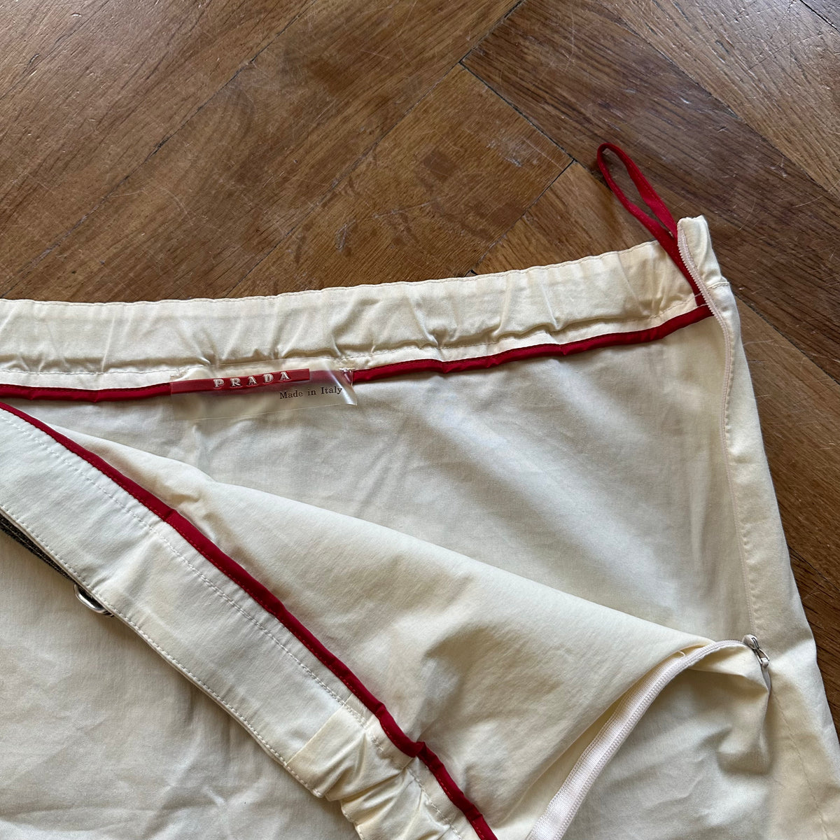 Prada 2000s Technical Zip Skirt
