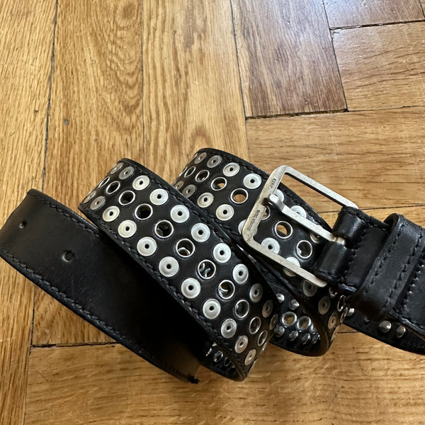 Dior Homme SS04 Strip Studded Belt - Ākaibu Store