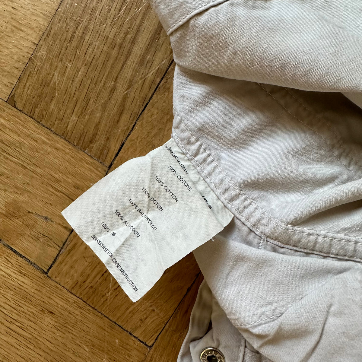 Miu Miu 2000s Zipped Cotton Flight Pants