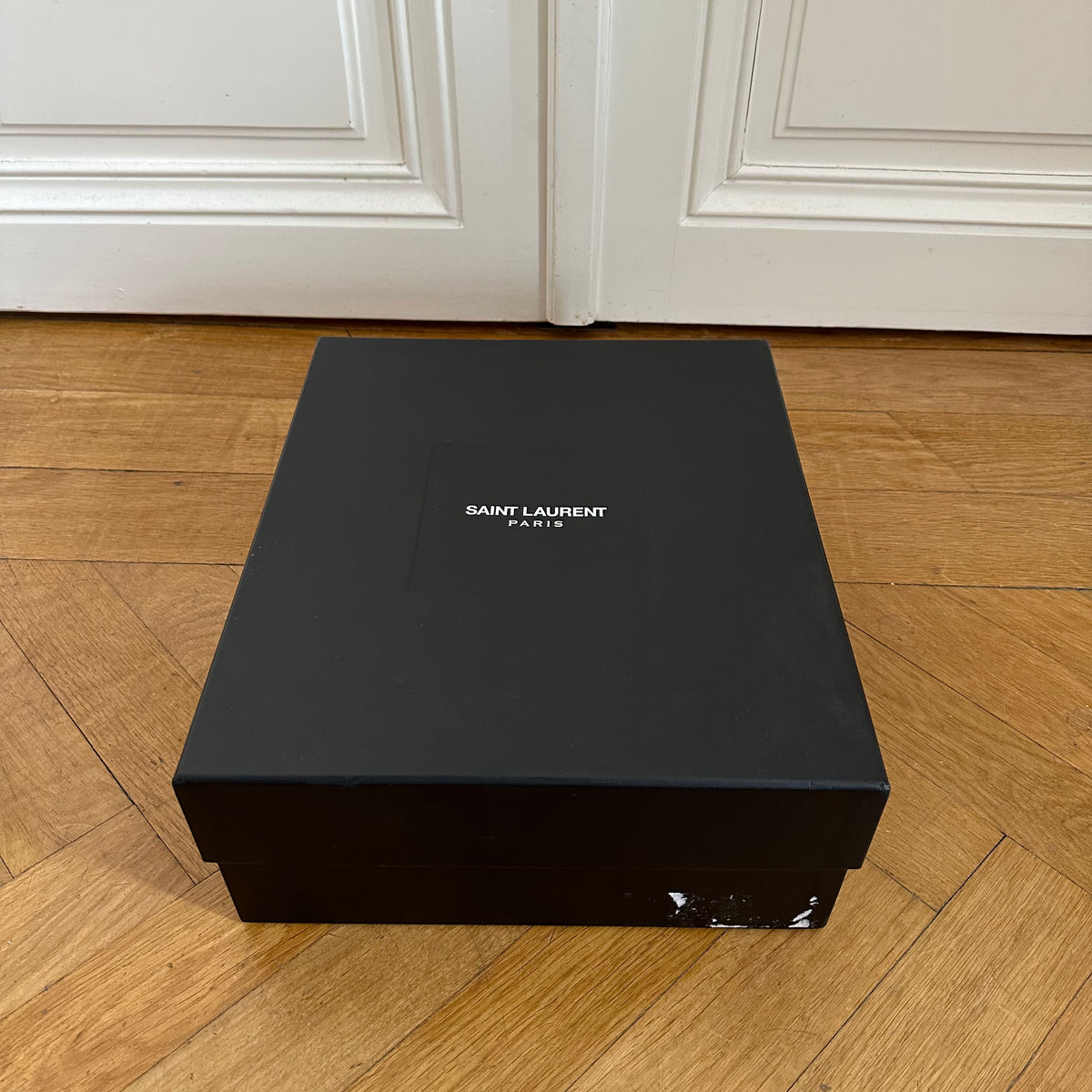 Saint Laurent Paris FW13 Black Suede Harness Wyatts