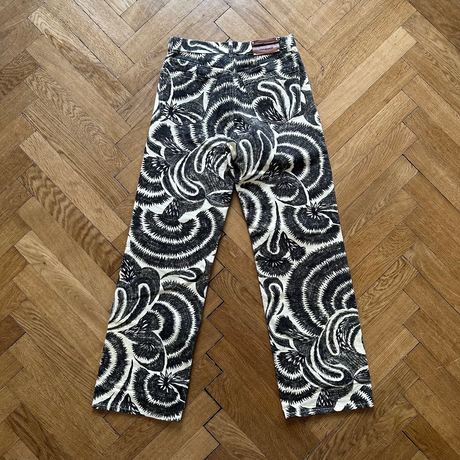 Dries Van Noten FW18 Floral Print Denim