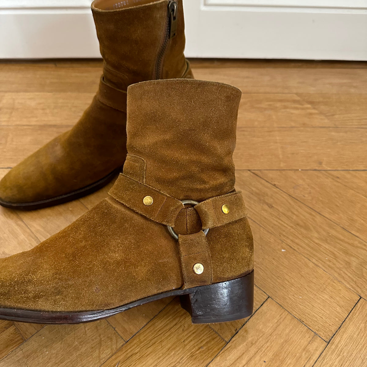 Saint Laurent Paris FW13 Nut Wyatt Suede Boots