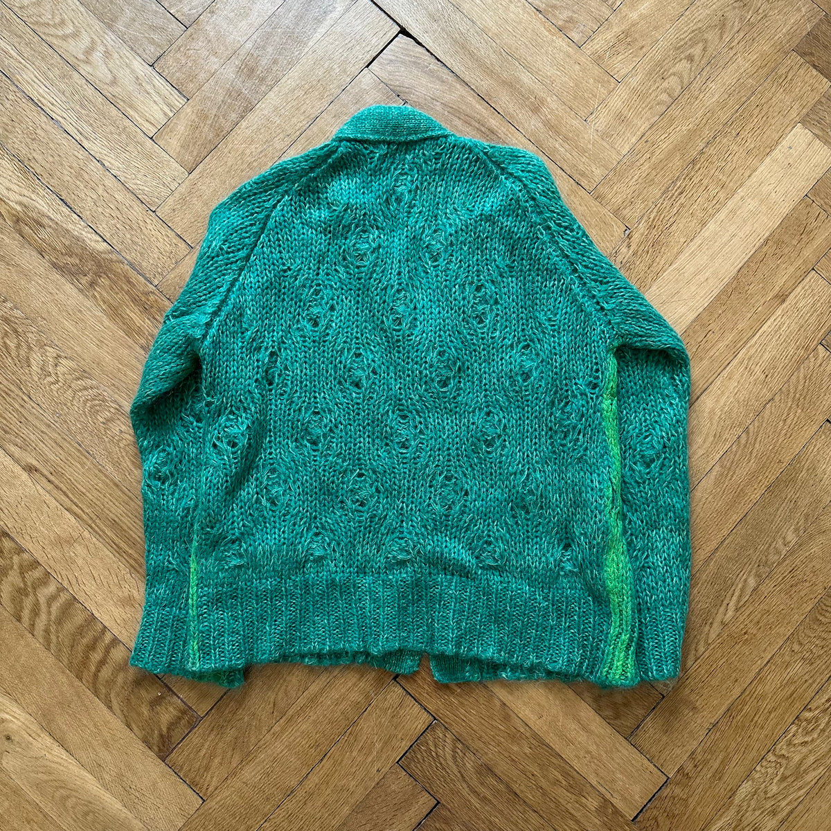 Marni Spray Painted Mohair Cardigan