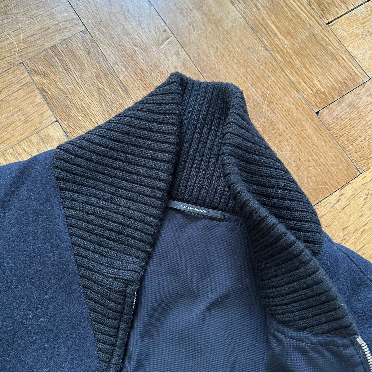 Hermes Reversible Wool Cotton Bomber Jacket