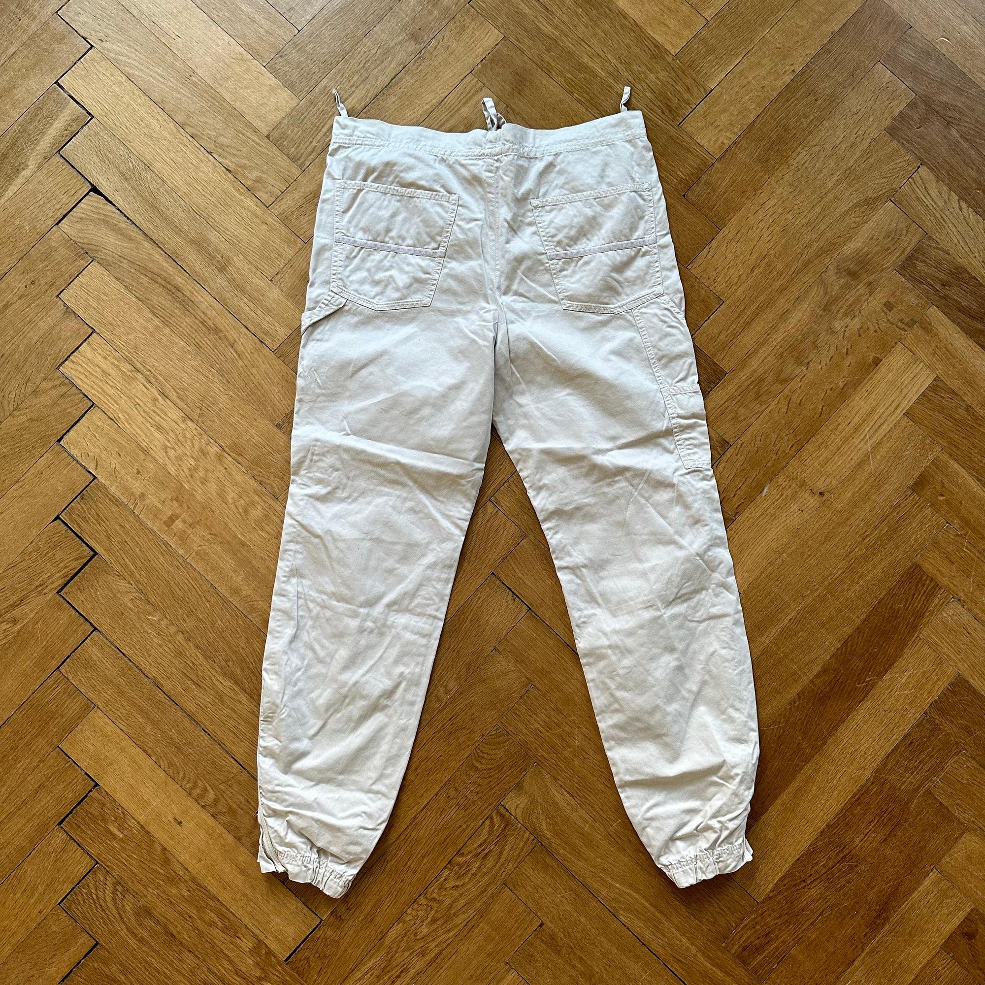 Miu Miu 2000s Zipped Cotton Flight Pants