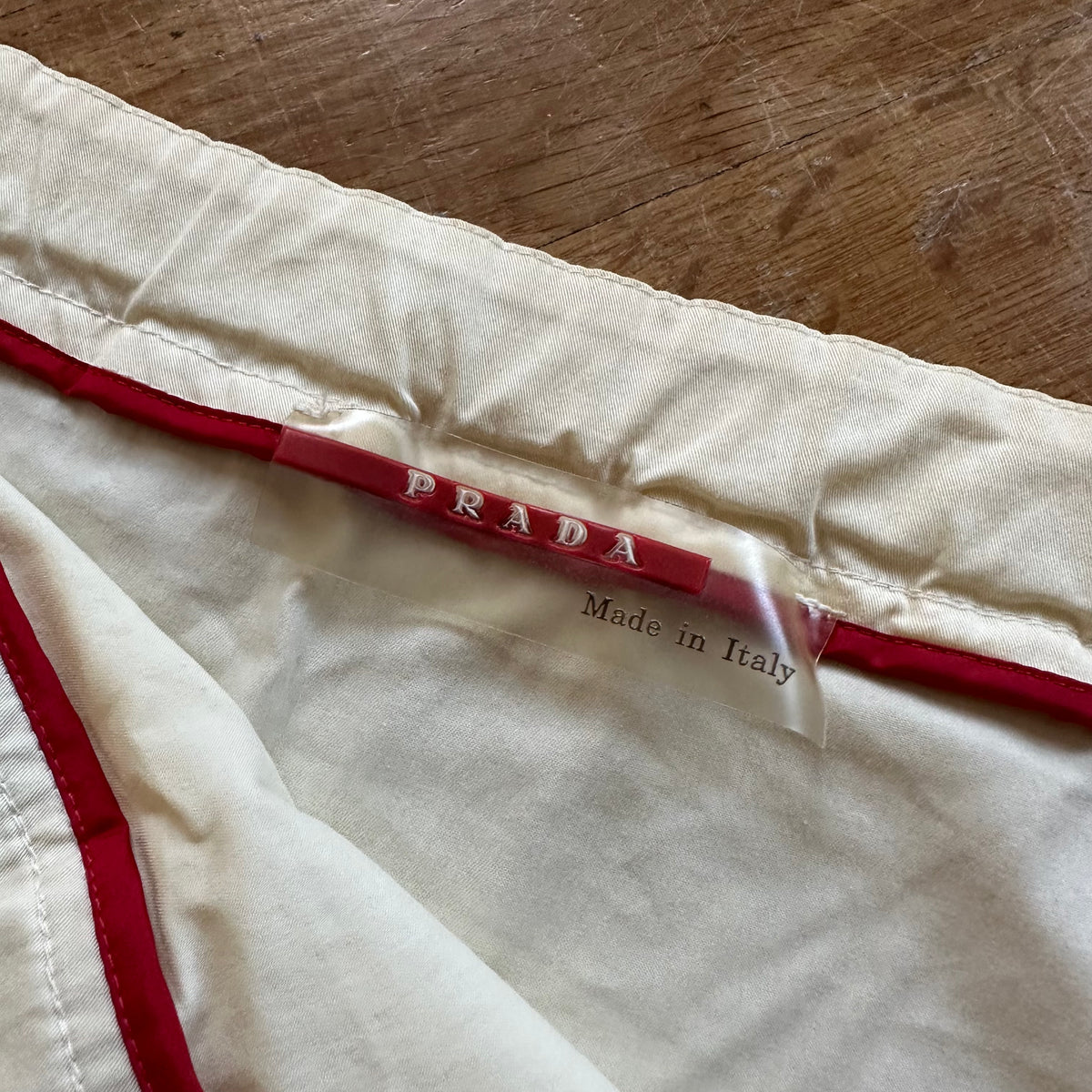 Prada 2000s Technical Zip Skirt