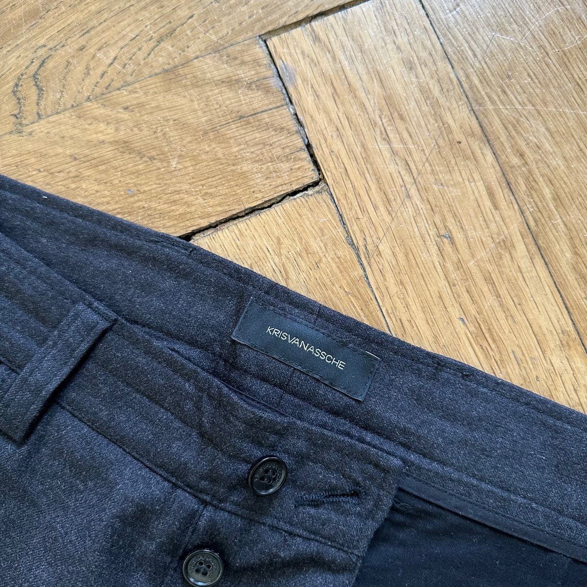 Kris Van Assche Wool Cargo Pants