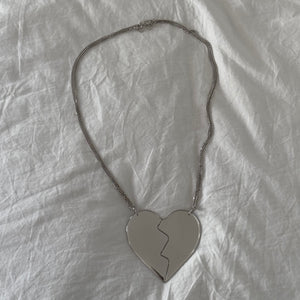 Maison Margiela Line 6 Oversized Broken Heart Necklace