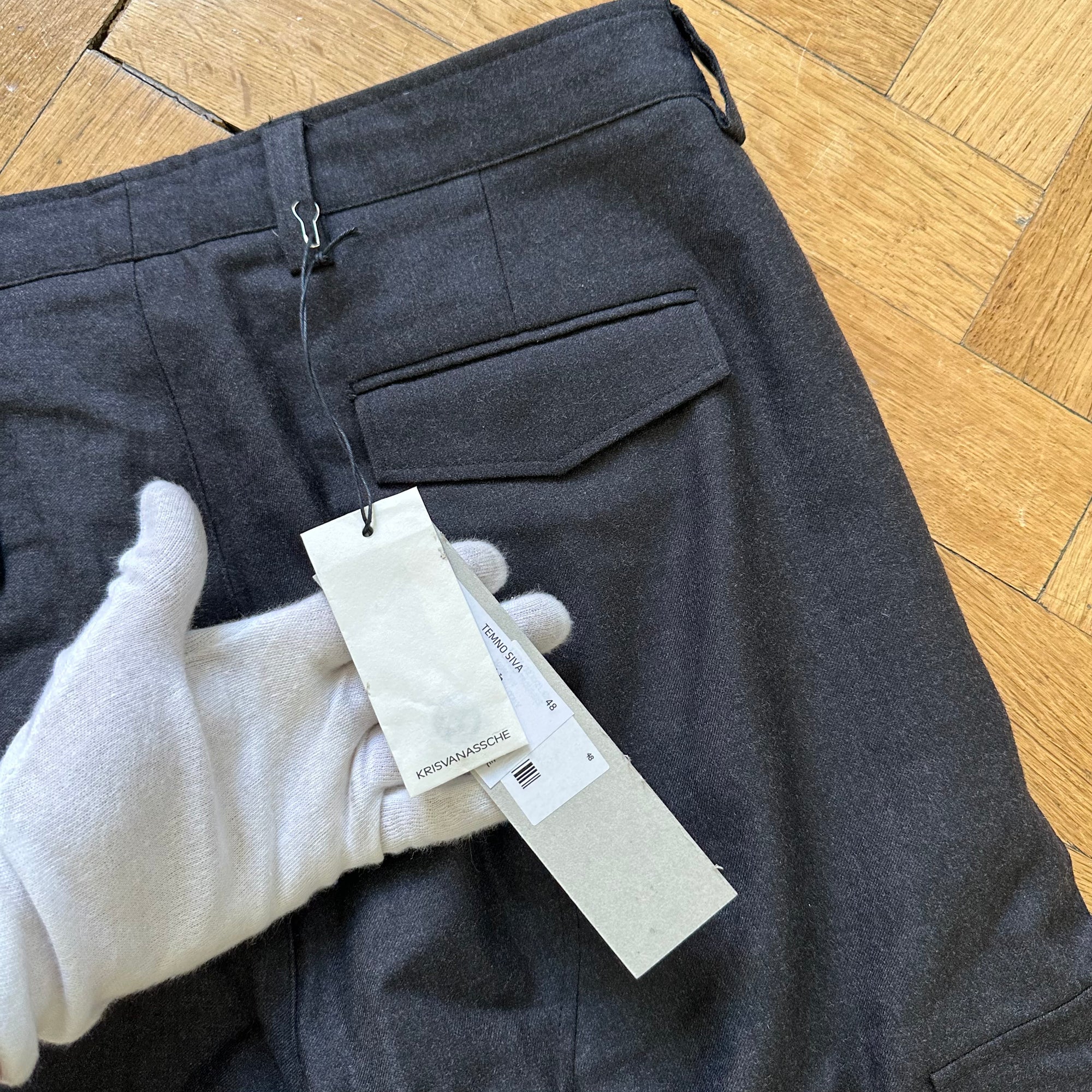 Kris Van Assche Wool Cargo Pants