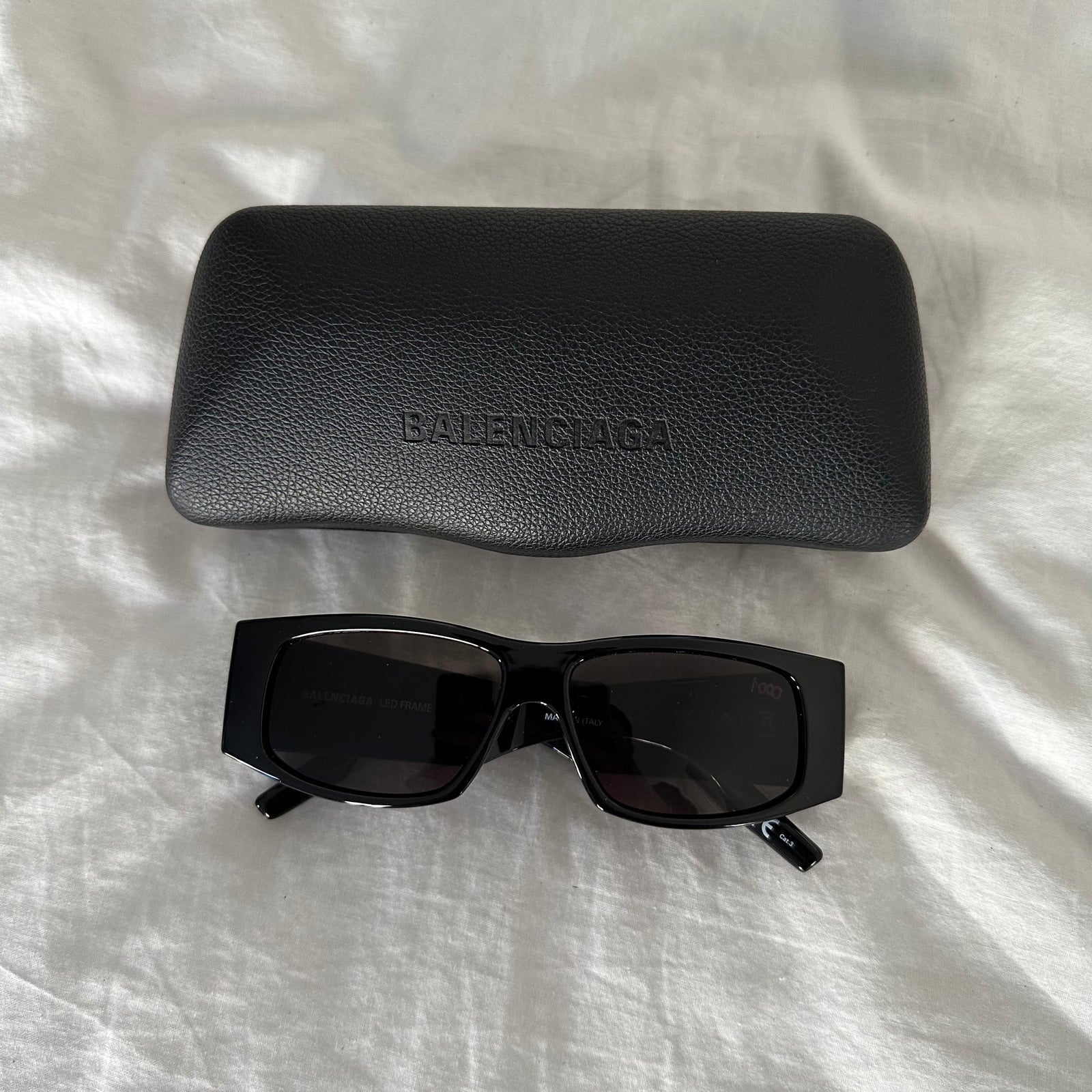 Balenciaga SS20 LED Logo Sunglasses