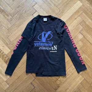 Vetements Zurich jacket Blue S size