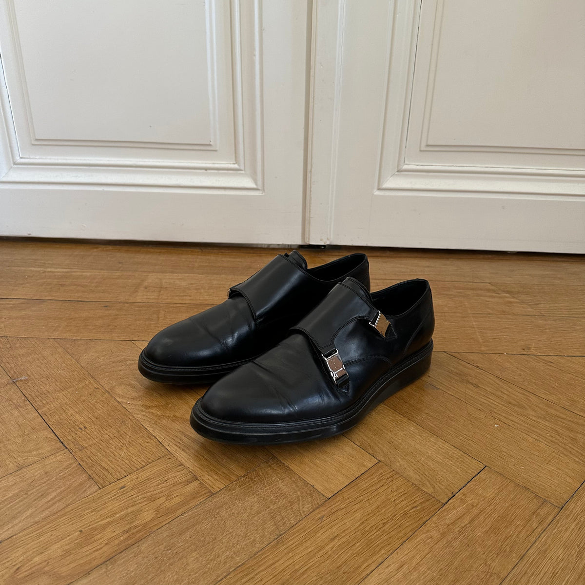 Dior Homme FW13 Metal Clasp Double Monk Strap Derbies