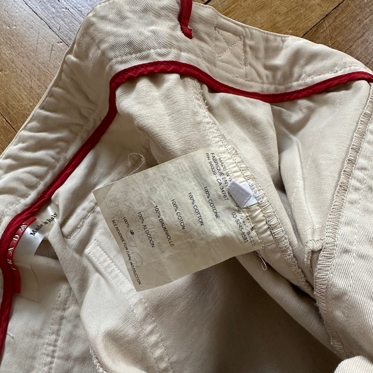 Prada Sport 2000s Cargo Flight Pants