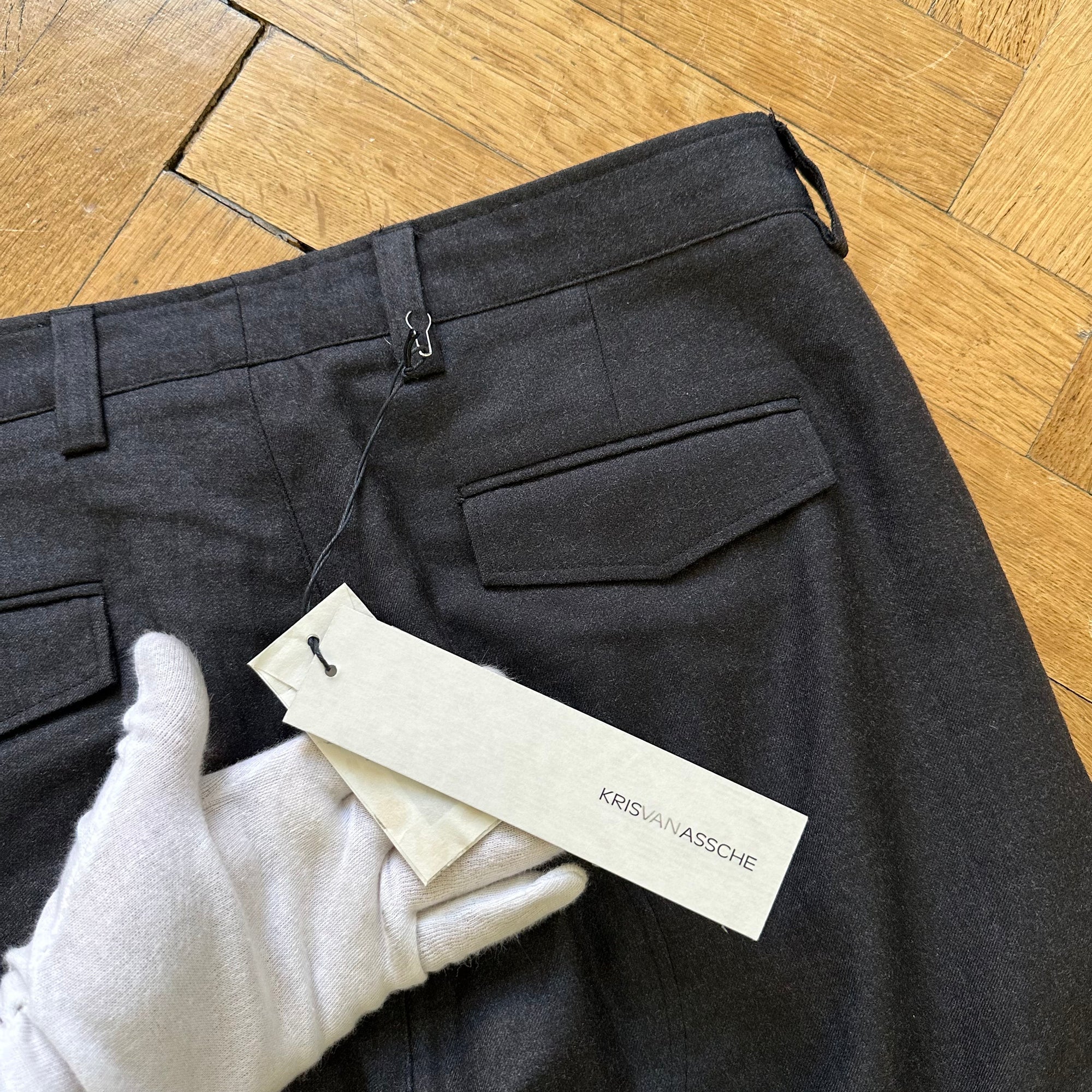 Kris Van Assche Wool Cargo Pants