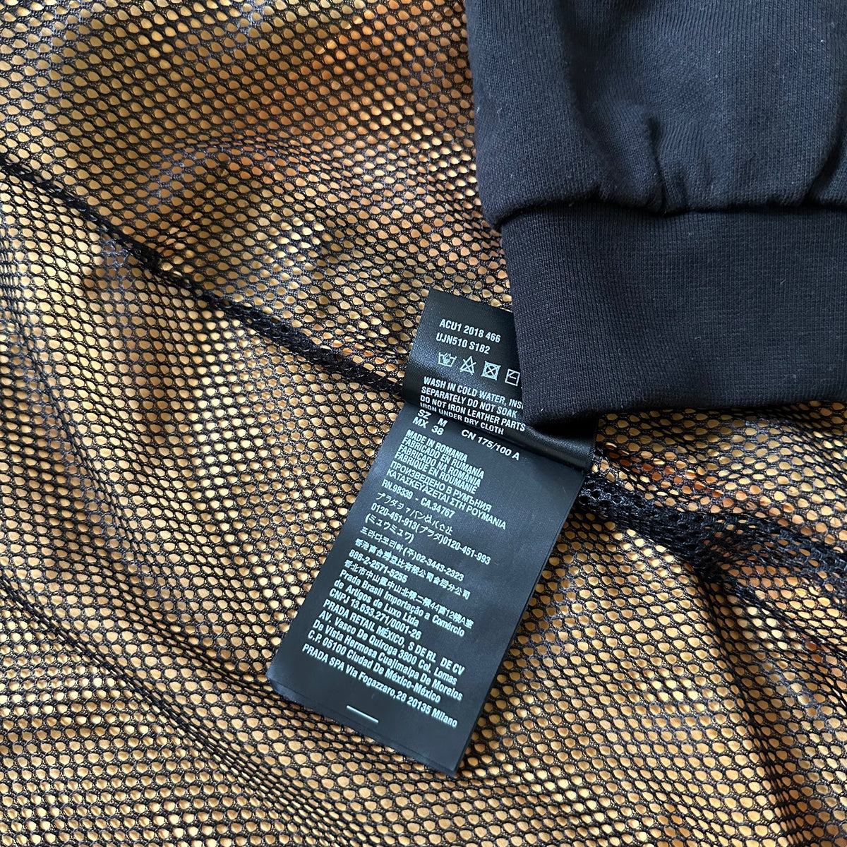 Prada Colorblock Cargo Tech Jacket