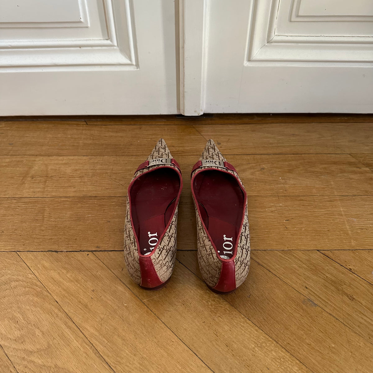 Christian Dior by John Galliano Diorissimo Monogram Ballerinas